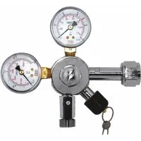 ich-zapfe CO2 Druckminderer 1-leitig für AFG 7bar - Druckminderer für CO2-Systeme bis 7bar, ideal für Kegs und Bierfässer. Robuste Bauweise mit Flascheninhaltsmanometer für präzise Druckkontrolle.