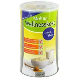 Multan Wellnesskost 500 G - Arzneimittel: Laktosefreies Eiweißpulver mit hohem Ballaststoffgehalt, unterstützt den Fettstoffwechsel und hilft beim gesunden Abnehmen.