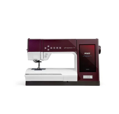 Pfaff quilt expression 725 - Hochwertige Nähmaschine - Nähmaschinen für Quilter:innen mit großem 8”-Touchscreen, präziser Laser-Nähführung und exklusiven Stichtechniken. Ideal für kreative Projekte und maximale Kontrolle.