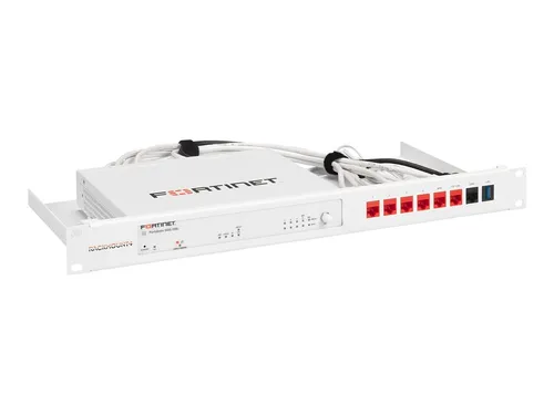 Rackmount.IT FORTIRACK - Rackmontagesatz 1U - Signal White - Sonstige Netzwerkartikel, ideal für eine platzsparende und professionelle Montage von Netzwerkgeräten in 19