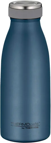 THERMOcafé by THERMOS TC BOTTLE 0,35l - Isolierflasche aus Edelstahl - Thermobehälter mit doppelwandiger Isolierung, hält 12h heiß und 24h kalt, auslaufsicher und ideal für Schule, Büro und unterwegs.