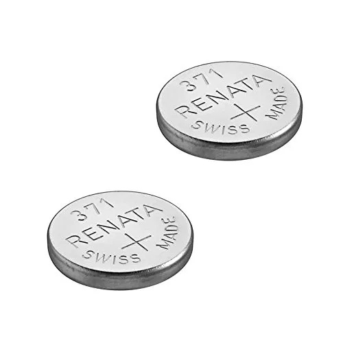 Renata Uhrenbatterie 371 oder SR920SW, Swissness, 1,5 V 2 x 371 or SR 920 SW Silber