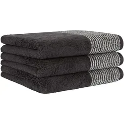 CAWÖ Gästetuch 3er Set in grau von CAWÖ