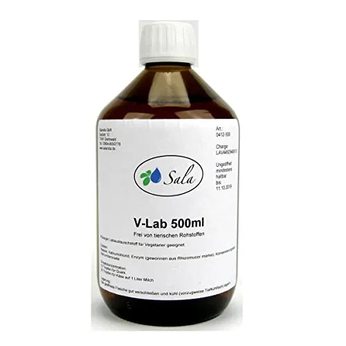 V-Lab vegetarisches Lab flüssig konv. (500 ml Glasflasche)