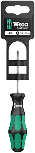 Wera 350 PH SB Schraubendreher für Phillips-Schrauben , PH 0 x 60 mm, 05100050001