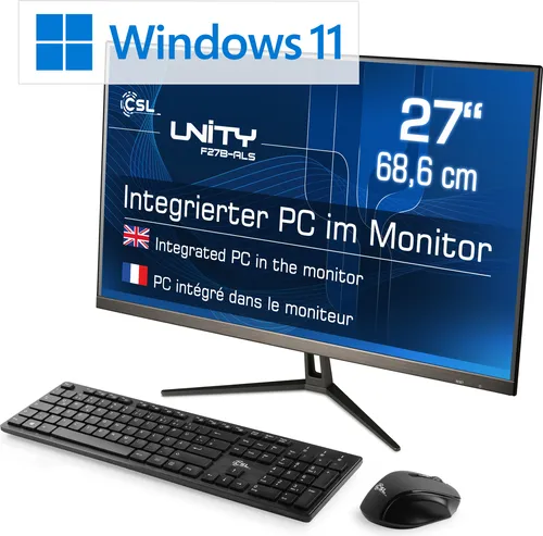 CSL Unity F27B-ALS All-in-One-PC, 27 Zoll Full HD