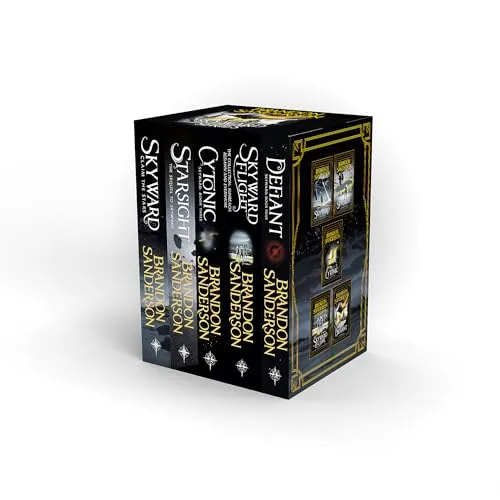 Skyward Series Boxed Set - Komplette Sammlung der Skyward-Serie von Brandon Sanderson, voller Abenteuer und interstellarer Kämpfe. Ideal für Science-Fiction-Fans, die epische Geschichten lieben.
