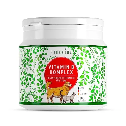 Furanima | Vitamin B Komplex für Hunde & Katzen, Ergänzungsfuttermittel, 180 STK.