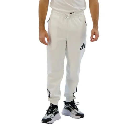 adidas Men's New Z.N.E. Hose White L Short in weiß von adidas