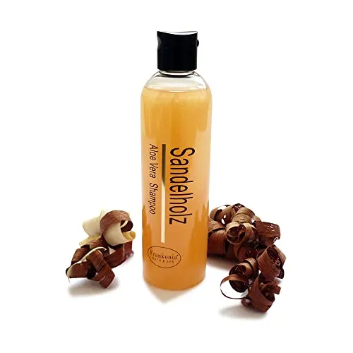 Frankonia BATH & SPA Pflege Shampoo Sandelholz mit Aloe Vera 250ml. Ohne Silikon. Für glänzendes voluminöses Haar. Toller Sandelholzduft