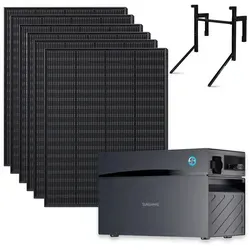 SUNSHARE Ray 1200W Balkonkraftwerk Komplettset mit 2 kWh Speicher - Komplettsystem für Balkone: 1200 W Solarkraftwerk mit 2 kWh Speicher und stabiler Betonhalterung. Ideal zur Steigerung des Eigenverbrauchs und flexibler Energieversorgung ohne bauliche Veränderungen.