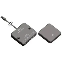 kalb Drahtlos Touch Dimmschalter für LED-Beleuchtung - Smart Home Dimmschalter für LED-Beleuchtung mit MEMORY-Funktion, ermöglicht einfaches Ein- und Ausschalten sowie stufenloses Dimmen bis zu 10 Meter Reichweite.
