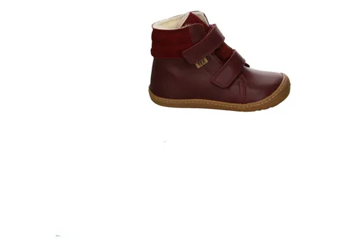 KOEL DEMIL NAPA WP WOOL Barfußschuh Bordo rot 26 EU - Wanderschuhe für Kinder, aus hochwertigem Glattleder mit warmem Wollfutter, ideal für aktive Abenteuer und gemütliche Spaziergänge.