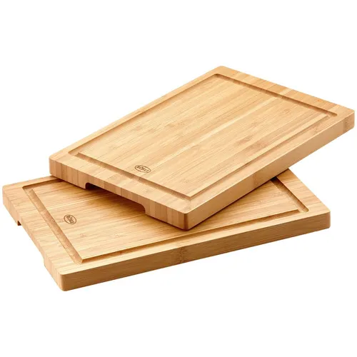 RÖSLE Schneidbrett 2er Set Bambus 30 x 20 cm