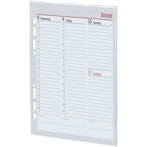 bsb Kalendarium Terminplaner 2026 A5, 1W/2S - Einlagen für eine strukturierte Planung mit Platz für Notizen und Wochenzählung, ideal für persönliche oder berufliche Nutzung.