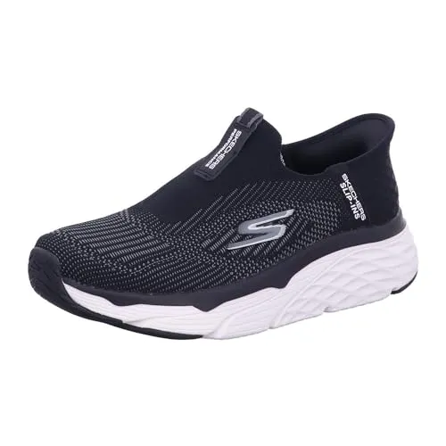 Skechers Performance Schlupfschuh für Herren, Max Cushioning-Advantageous, Schwarz/Weiß, 46 EU