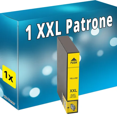 1x XL Tinte Patrone für Epson Workforce Pro WF-3720DWF WF-3725DWF Gelb