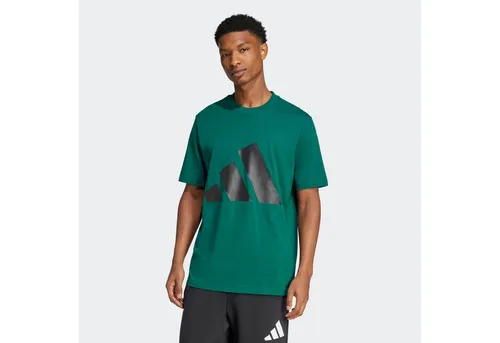 adidas Sportswear T-Shirt M BL SJ T - Rundhalsshirts mit großem 3-Streifen Logo, aus 100% Baumwolle für ultimativen Komfort – ideal für den Alltag und sportliche Aktivitäten.