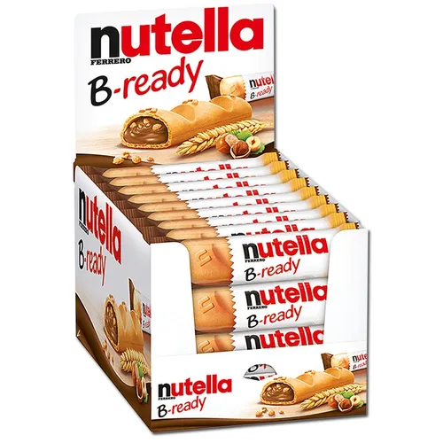  Ferrero Nutella B-ready, Nussnugatcreme, 36 Riegel je 22g 20,14€/1kg