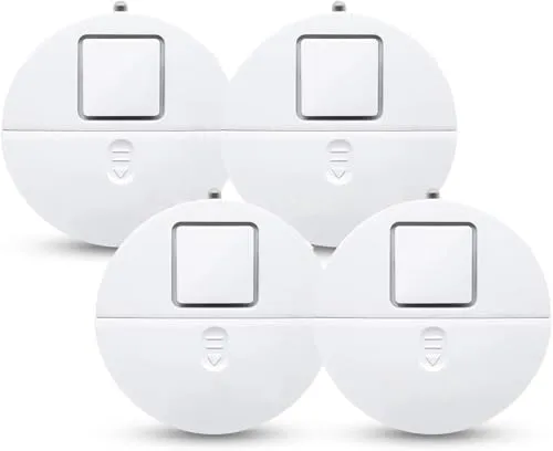 120dB Glasbruchalarm – Drahtloser Fensteralarm für höchste Sicherheit – 4 Stück