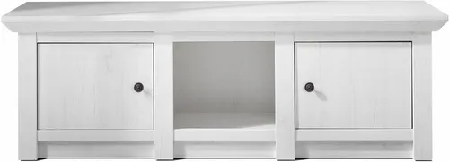Home affaire Lowboard California, Fernsehtisch Breite 152 cm - TV-Halterung im mediterranen Landhausstil, bietet viel Stauraum und eine elegante Rahmenoptik für ein gemütliches Wohnambiente.