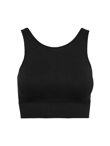 ONLY Damen Onpjaia Life Lounge Cir Short Noos Top, Schwarz, S-M EU