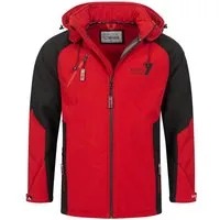 Arctic Seven Herren Softshell Jacke – Rot-Schwarz