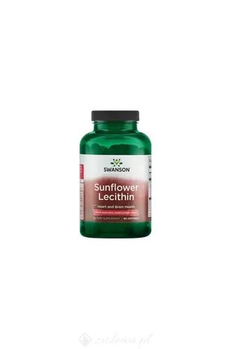 Swanson Lecytyna słonecznikowa 1200 mg 90 kapsułek