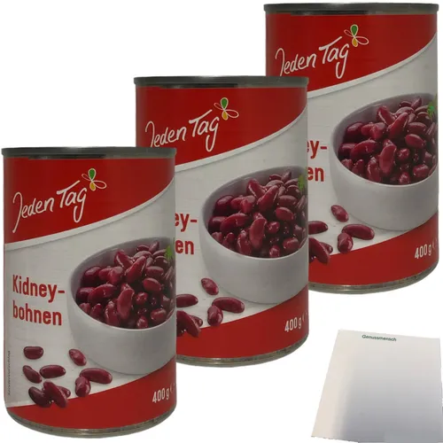 Jeden Tag Rote Kidneybohnen 3er Pack 3x255g ATG Dose usy Block