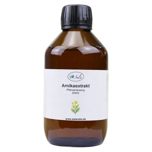 Sala Arnika Extrakt Arnikaextrakt Pflanzenextrakt 250 ml Glasflasche
