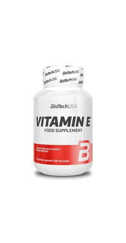 Biotech USA BioTech Vitamin E 100 Softgelcaps Kapseln, 250 g, Softgelkapseln