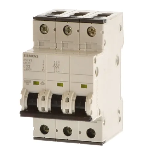 Siemens LS-SCHALTER 10KA, 3POL-C10 - Leitungsschutzschalter 400V 10kA, 3-polig, C, 10A, ideal für zuverlässigen Schutz in elektrischen Installationen.