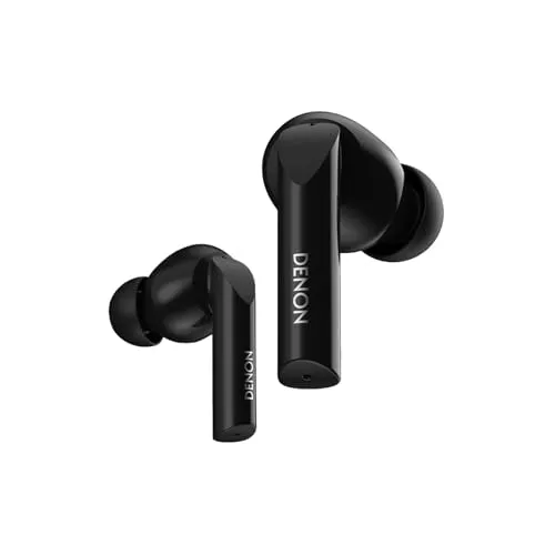 Denon AH-C840NCW True Wireless In-Ear-Kopfhörer - Kopfhörer mit aktivem Noise Cancelling und IPX4 Wasserresistenz für ungestörten Musikgenuss und kristallklare Anrufqualität – ideal für Sport und Outdoor.