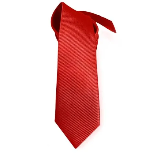 OcioDual Krawatte Rot Krawatte Herren, Krawatten für Herren, Tie, Klassisch, Elegante Krawatten mit Diagonalmuster für Feiern, Events, Partys, Geschäftsleute, Gravatas Hommes