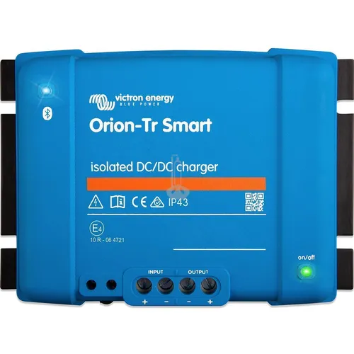 Victron Orion-Tr Smart 24/24 17A DC/DC Ladegerät - Fahrzeugbatterie-Ladegeräte, ideal für Blei- und Lithium-Akkus, bietet effizientes und sicheres Laden mit 17A Leistung.