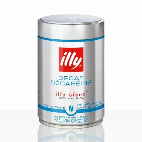 illy Espressobohnen Decaf Entkoffeiniert - 12 x 250g Kaffeebohnen, koffeinfrei