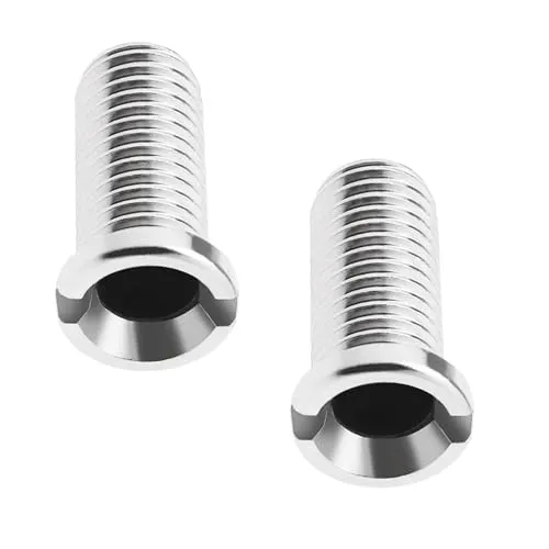Stück Küchenspüle Korbsieb Schraube, SpüLbeckenkorb-Schraube, Hohlschraube Spüle, 304 Edelstahl Abflusssiebschraube, Abfall Gewinde Schraube Anschluss M12X25 mm für Waschbecken Sieb Stopfen Zubehör 2