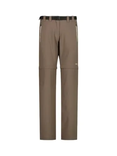 CMP Damen Zip Off Trekking Hose mit Dry Function - Wandelbare 2-in-1 Hose für Damen: von langer Hose zu Shorts. Mit 4-Wege-Stretch für maximale Bewegungsfreiheit und schnelltrocknender Dry-Function-Technologie. Perfekt für aktive Tage im Freien!