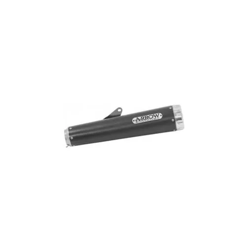 ARROW Auspuff REBEL DARK für Yamaha SCR950 2017-, Edelstahl schwarz u. Aluminium