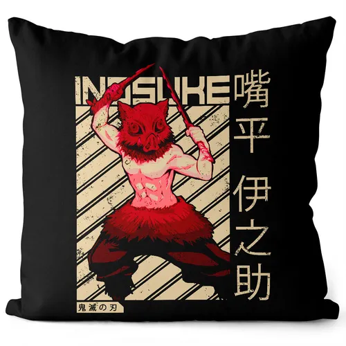 Brave Inosuke Kissen mit Füllung 40cm Baumwolle demon anime