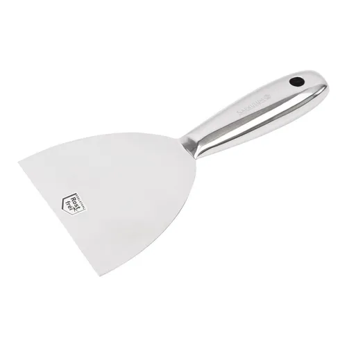 Spachtel ganz aus Edelstahl rostfrei 125 mm Malerspachtel Stielspachtel Schaber