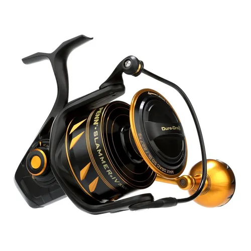 Penn Slammer IV Spinning Reel 8500 - Salzwasser Angelrolle aus Aluminium mit robuster Frontbremse und 9 Kugellagern, ideal für passionierte Angler auf der Suche nach Zuverlässigkeit und Leistung.