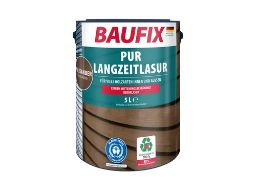 BAUFIX PUR-Langzeitlasur 5 Liter (palisander)