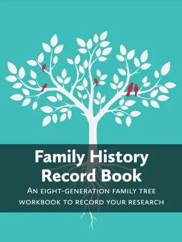Family History Record Book: An 8-generation family tree workbook to record your research