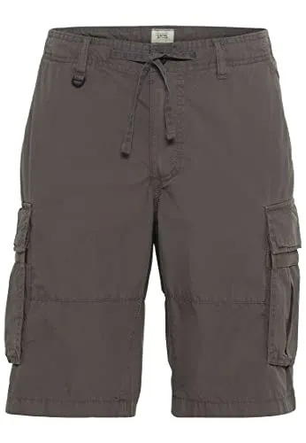 camel active Herren Cargo-Hose im Regular Fit aus Reiner Baumwolle Cargos, Anthrazit, 34IN