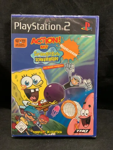 Action mit Sponge Bob und seinen Freunden - Spannendes Abenteuer für die ganze Familie - Games - Erlebe aufregende Action mit Sponge Bob und seinen Freunden in diesem unterhaltsamen Spiel für alle Altersgruppen.