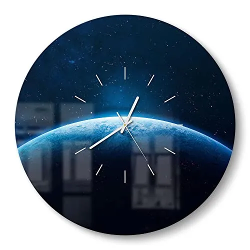 DEQORI Glasuhr in blau von DEQORI