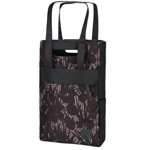 Jack Wolfskin Unisex Piccadilly Shopper - Graphite All Over, Einheitsgröße - Outdoor Reisetasche mit 3 Trageoptionen, verstaubaren Schulterriemen und umweltfreundlichen Materialien, ideal für nachhaltige Abenteuer.