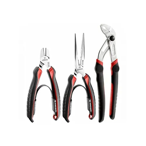 Facom Zangen Set 3-tlg - Zangen-Sets für präzises Arbeiten, langlebige Qualität und ergonomisches Design für optimalen Komfort.