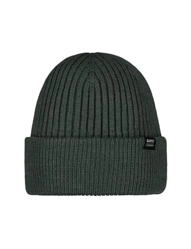 Barts Nieck Beanie army (13) - Herren Mütze aus 50% recyceltem Polyester, mit warmem Fleece-Stirnband und modernem Umschlag für perfekten Komfort und Stil bei kaltem Wetter.
